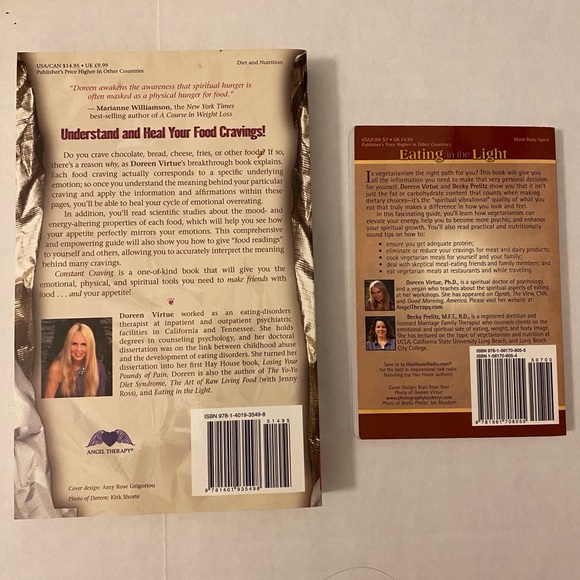 Doreen Virtue Constant Craving and Eating in the Light Paperback Book Set - Picture 2 of 7